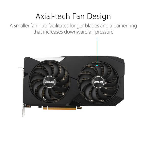Asus Dual RX 6650 XT OC 8GB Gaming Graphics Card